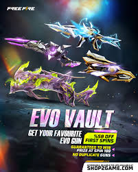 عضويات Free Fire - EVO VAULT - one of the EVO Guns ( لفات سحب اسلحة ايفو )